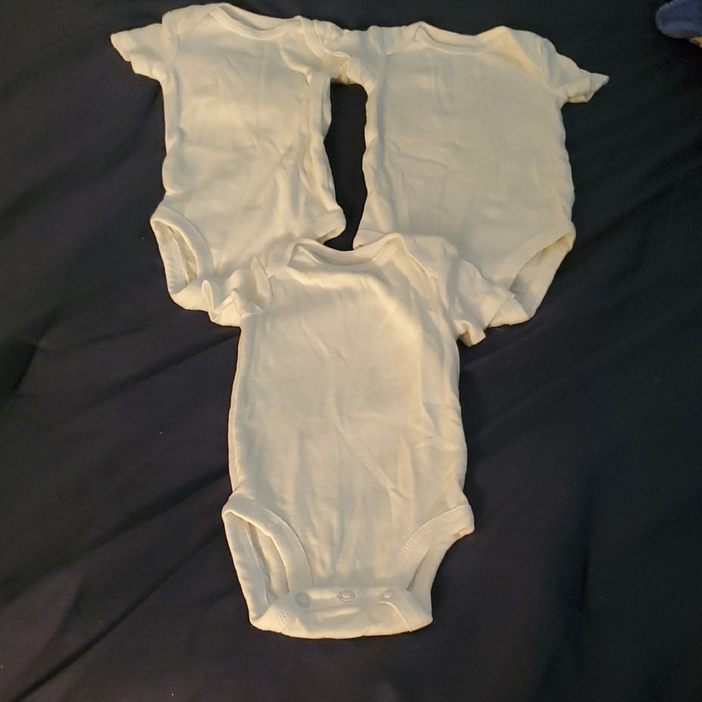 Soft Cream Kids Bodysuit Trio